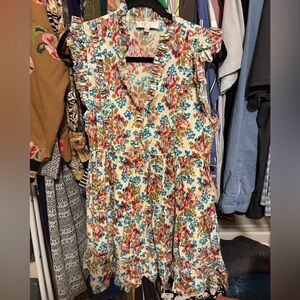 Caroline Constas cap sleeve mini dress